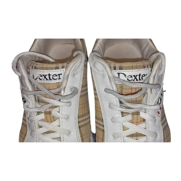 Dexter Bowling Plaid And  White Shoes Size 9 - Picture 6 of 7